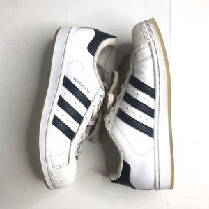 Adidas Original White Black Men’s Shoe Size 5 1/2